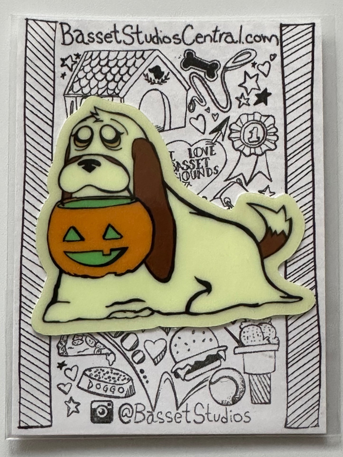 Glow in the Dark Happy Howlloween Sticker