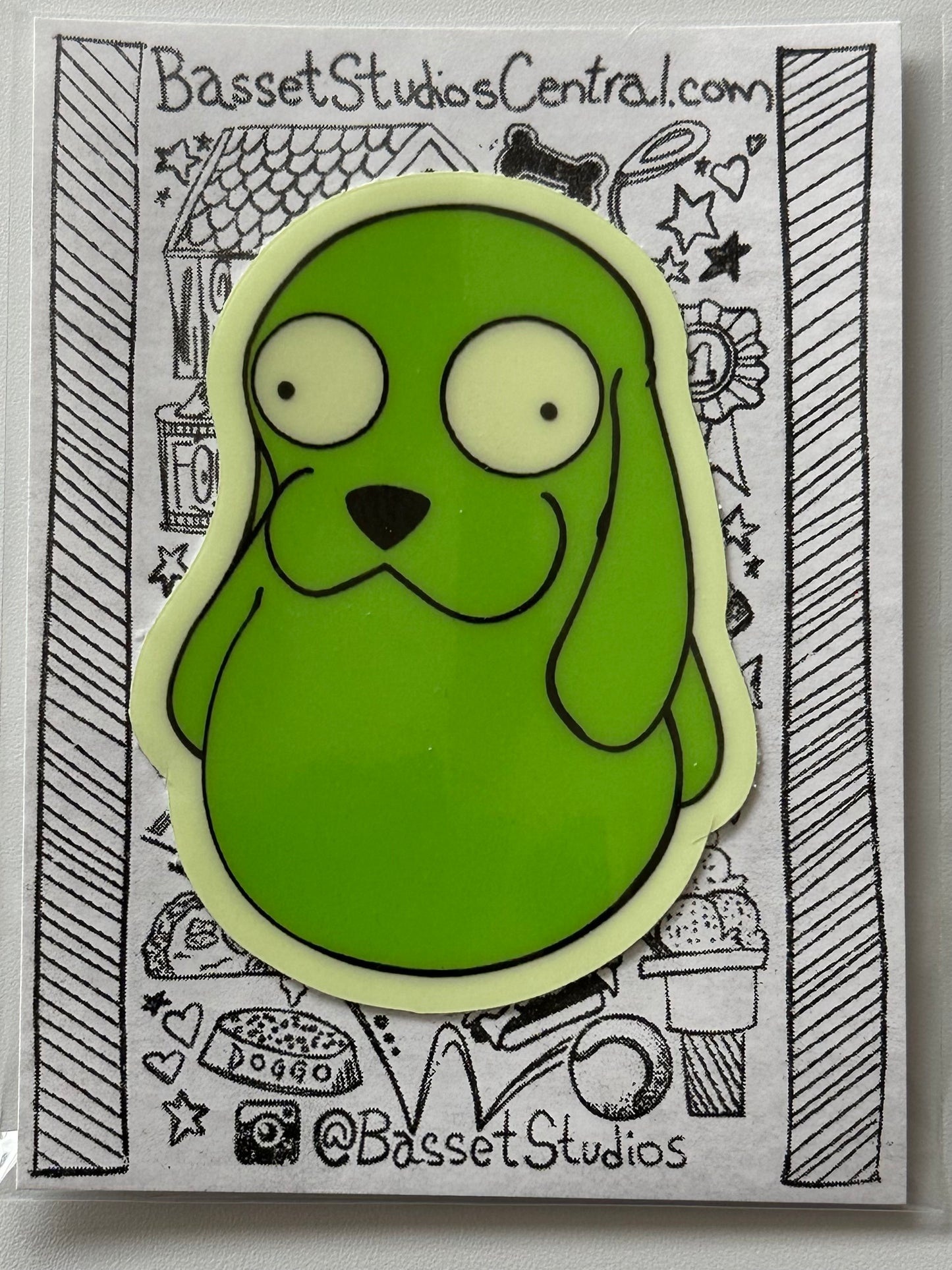 Glow in the Dark Kuchi Puppi Sticker