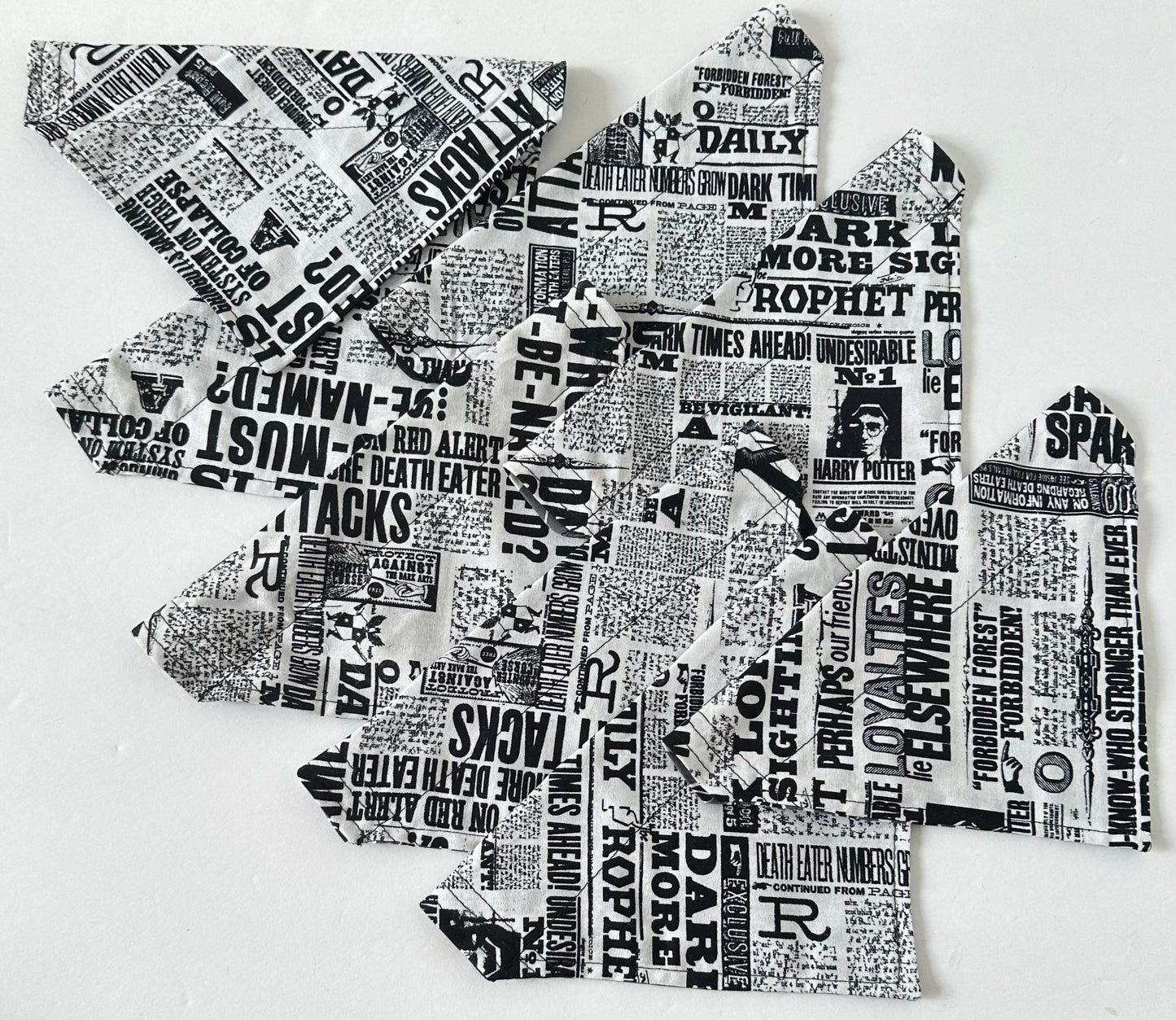 Wizard Newspaper Reversible Pet Bandana
