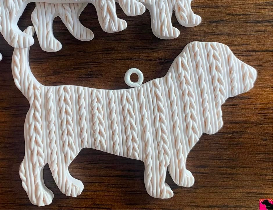 Sweater Puppies Ornament