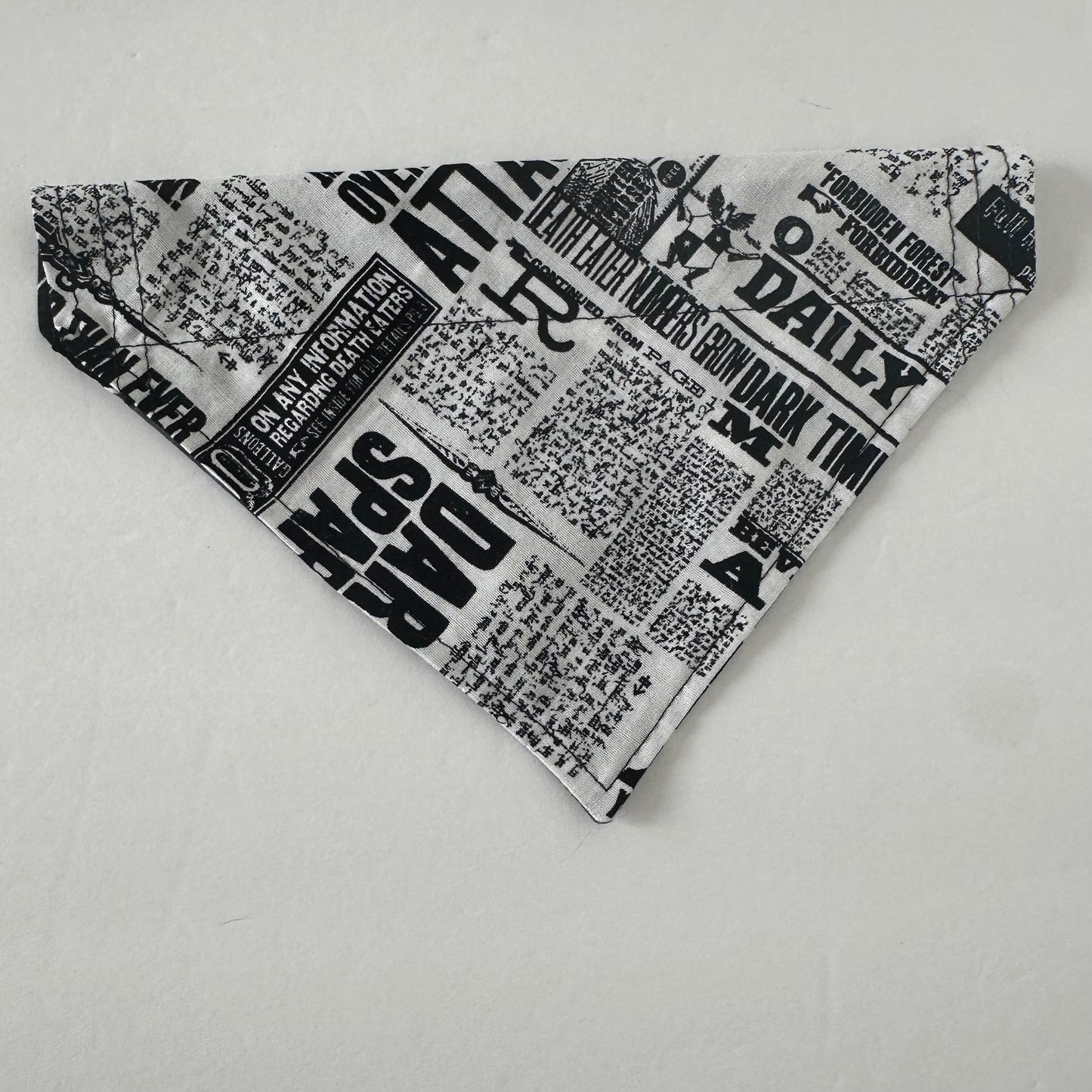 Wizard Newspaper Reversible Pet Bandana