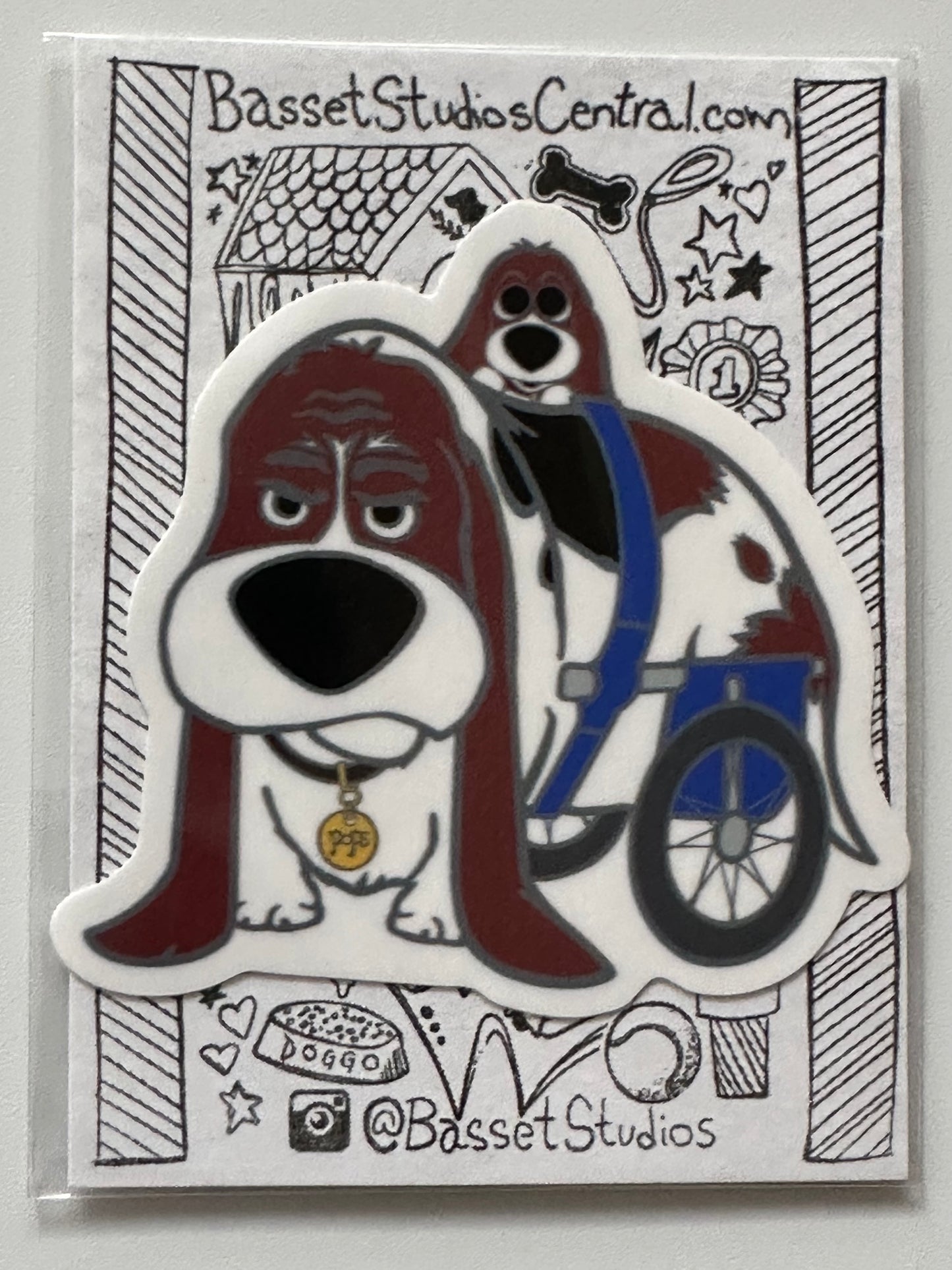 Pops and Tiny Sticker