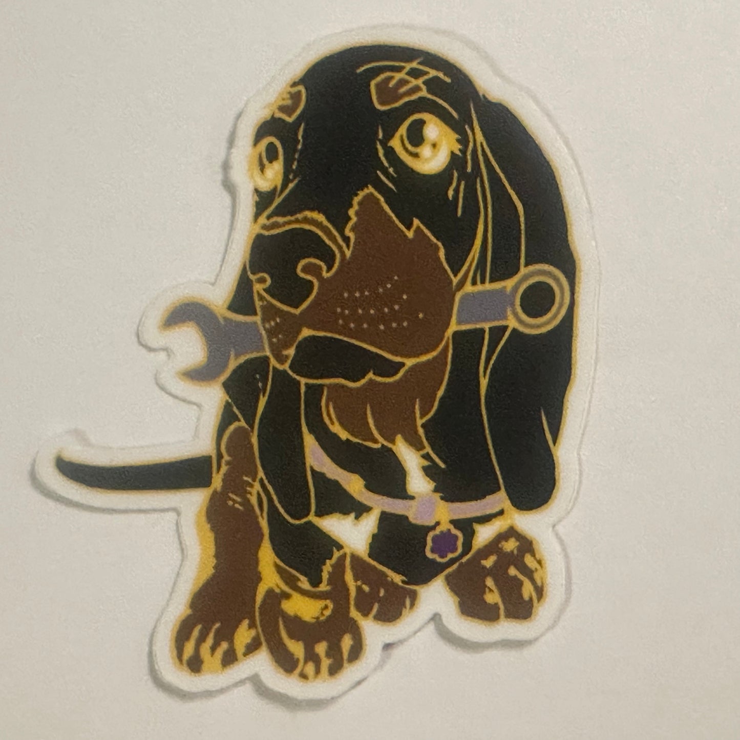 Wrench Pup Stickers (B Grade)