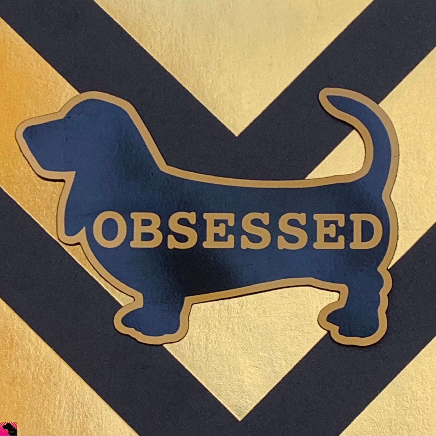 Dog Obsessed Car and Refrigerator/Car Magnet